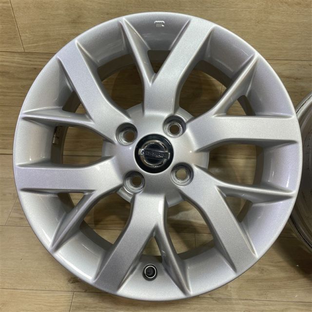 E 12 ノート 等 ニッサン 5 15 40 4 H 100 15インチ ホイール 4本セット 009