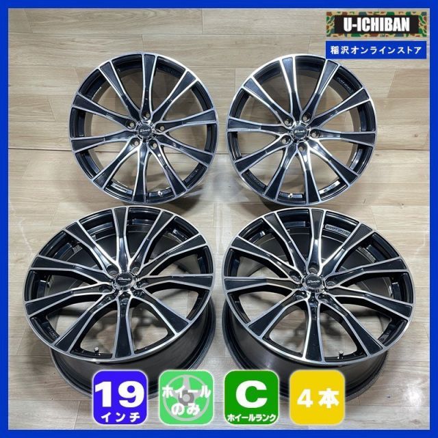 クラウン マークX 等 ワーウィック 8 19 45 9 5 H 114 3 19インチ ホイール 4本セット 009