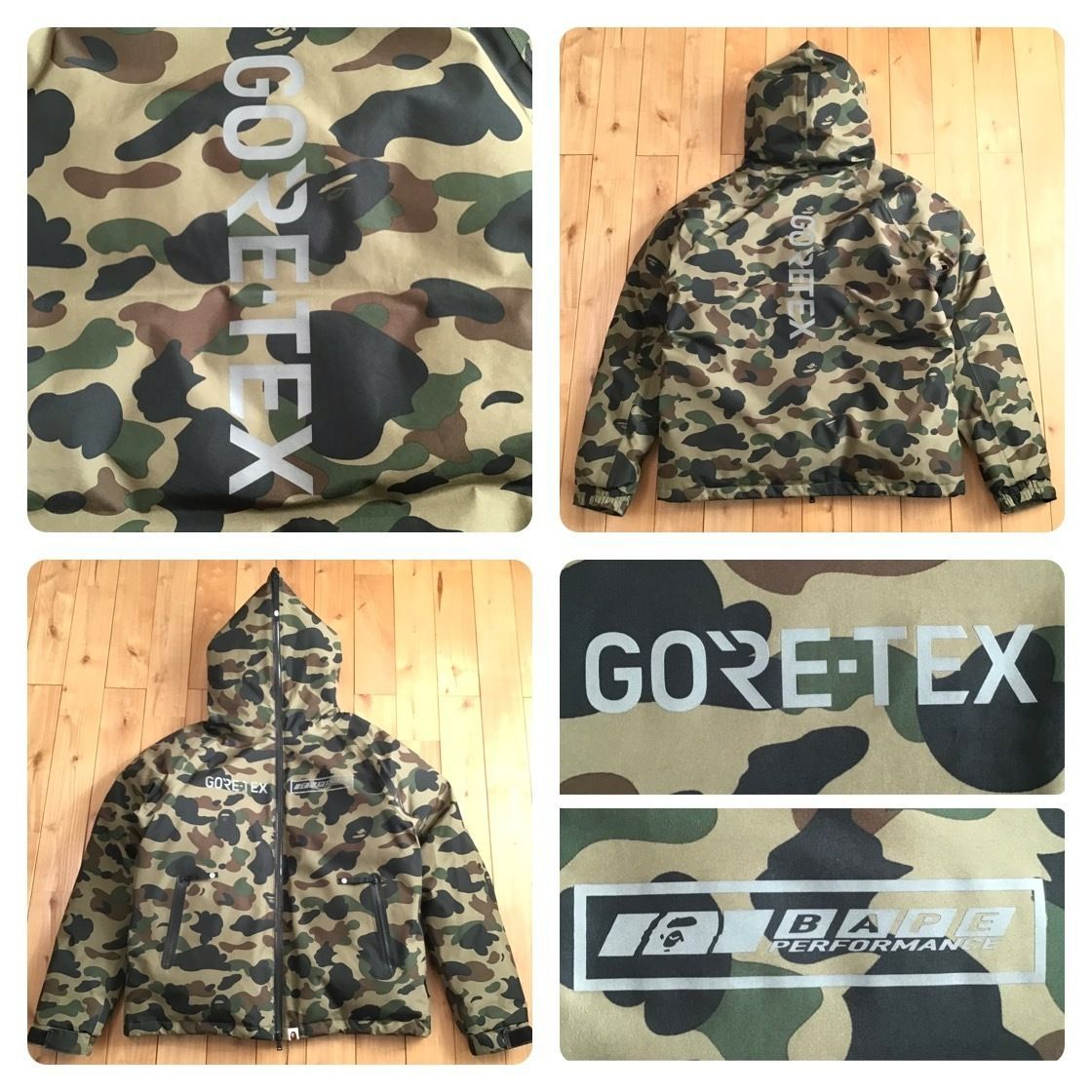 GORE TEX × BAPE CAMO ダウンジャケット Lサイズ Hoodie Down Jacket a