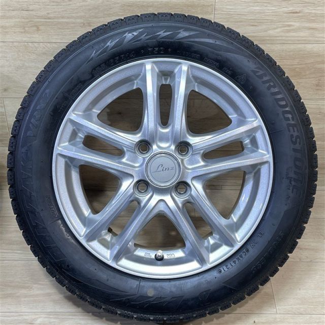 軽 軽自動車 等 LINZ 4 5 14 45 H 100 ブリヂストン VRX 2 155 65 R 14インチ スタッドレス 4本セット 009