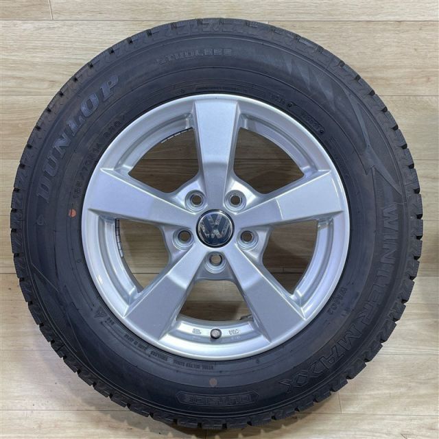 ポロ 等 TAS 5 14 35 4 H 100 ダンロップ WM 02 185 70 R 14インチ スタッドレス 4本セット 009