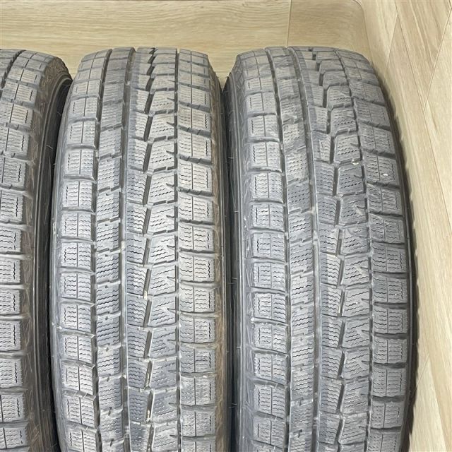  VW ポロ 等 AGA 5 14 40 H 100 ダンロップ WM 01 185 70 R 14インチ スタッドレス 4本セット 009 k 14インチ タイヤ ホイールセット