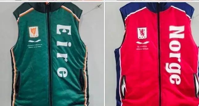 JUNTAS リバーシブル ダウン ベスト サッカー 韓国国家代表チーム Island/ノルウェー