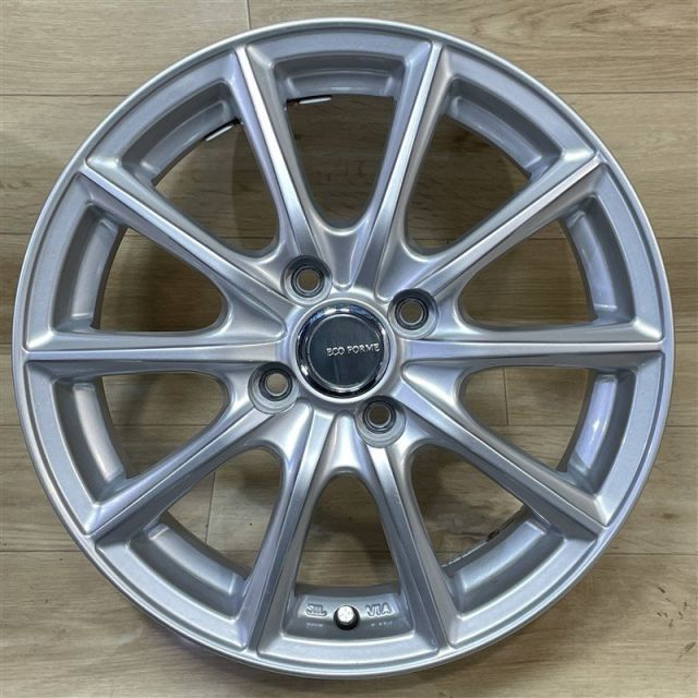 ヤリス アクア スイフト スペイド E 12ノート MAZDA 2 等 エコフォルム 5 15 42 4 H 100 15インチ ホイール 4本セット 009