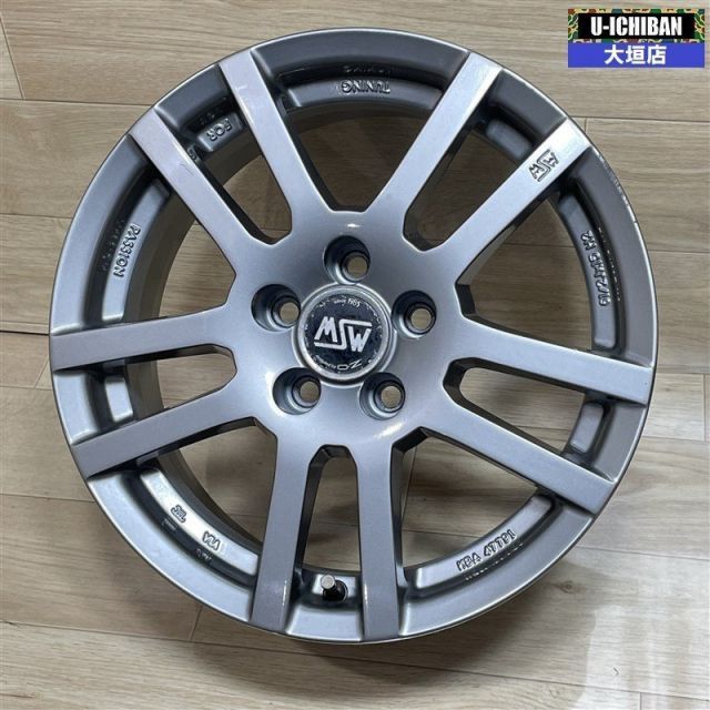 VW ポロ 等 MSW 6 5 15 40 H 100 15インチ ホイール 4本セット 009