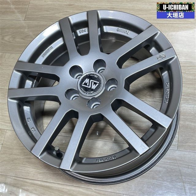  VW ポロ 等 MSW 6 5 15 40 H 100 15インチ ホイール 4本セット 009 15インチ ホイール