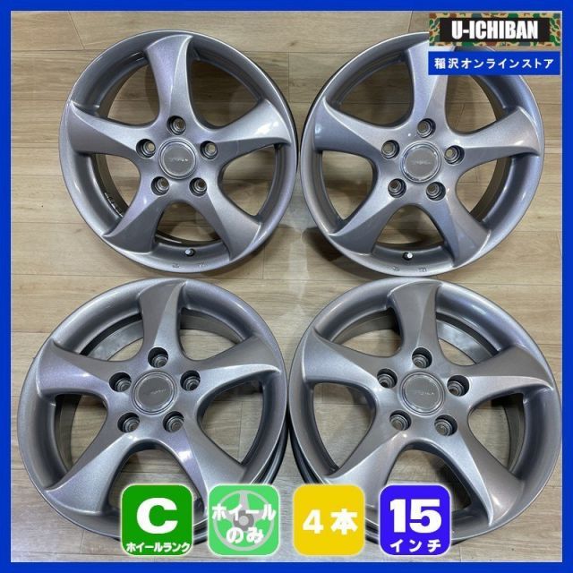 80系 ノア ヴォクシー エスクァイア 等 トップラン 6 15 53 5 H 114 3 15インチ ホイール 4本セット 009