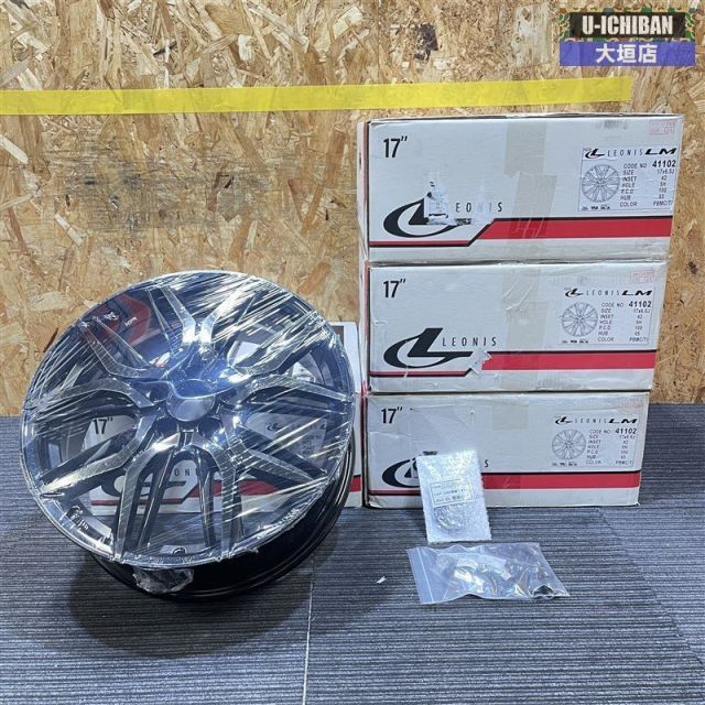 アウトレット ウェッズ レオニスLM 17インチ 6 5 J 42 H 100 PBMC 4本 ライズ ロッキー ハイブリッド プリウス 岐阜大垣 002