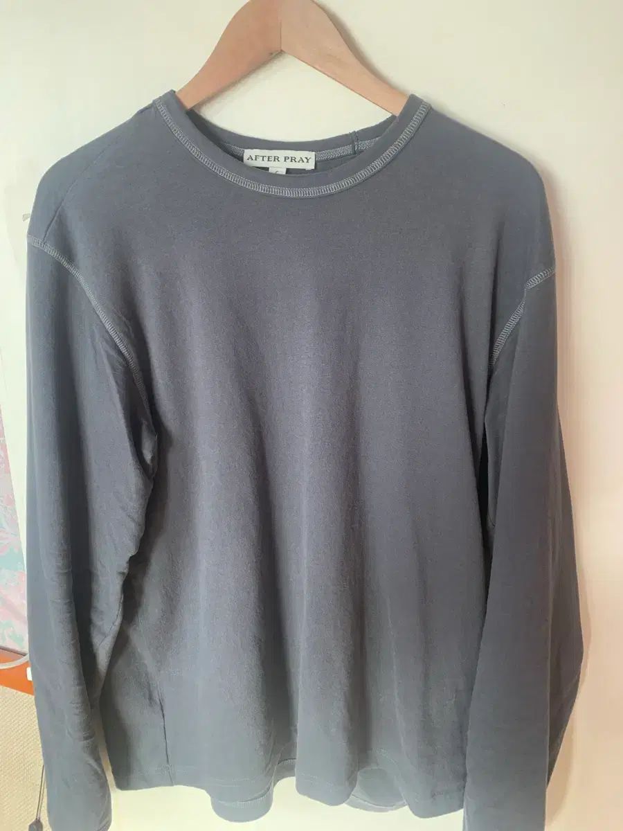 アフタープレイ ウールブレンド ロングスリーブ Tシャツ L