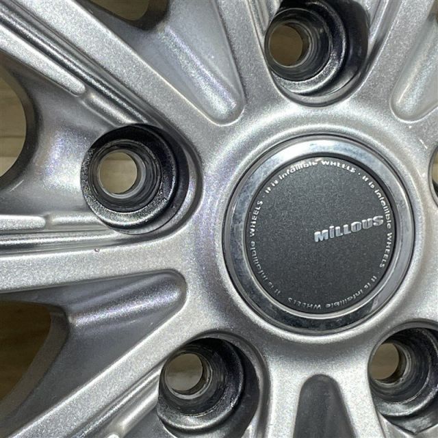  80系 ノア ヴォクシー エスクァイア 等 MILLOUS 6 15 53 5 H 114 3 15インチ ホイール 4本セット 009 15インチ ホイール