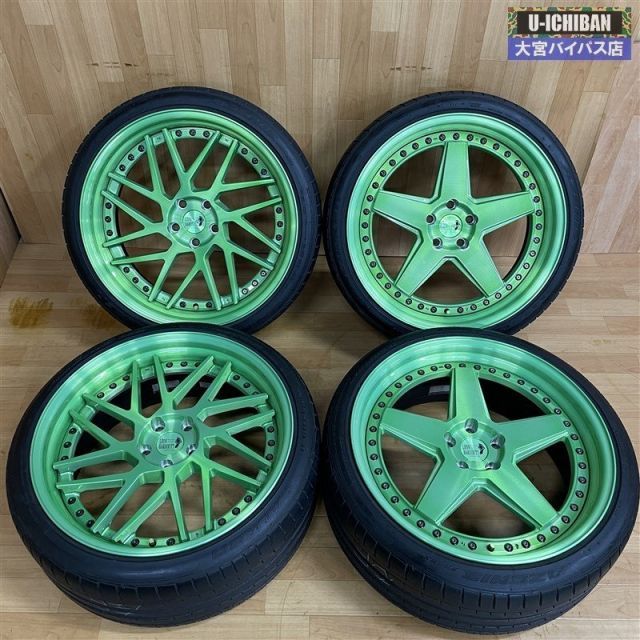 スーパースター レオンハルト ガイスト グラウベ 21インチ 9 5 J 35 H 114 3 amp 245 R 21 2018年製 ファルケン FK 453 4本セット 004