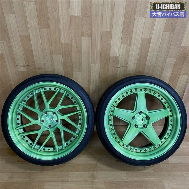 スーパースター レオンハルト ガイスト グラウベ 21インチ 9 5 J 35 H 114 3 amp 245 R 21 2018年製 ファルケン FK 453 4本セット 004