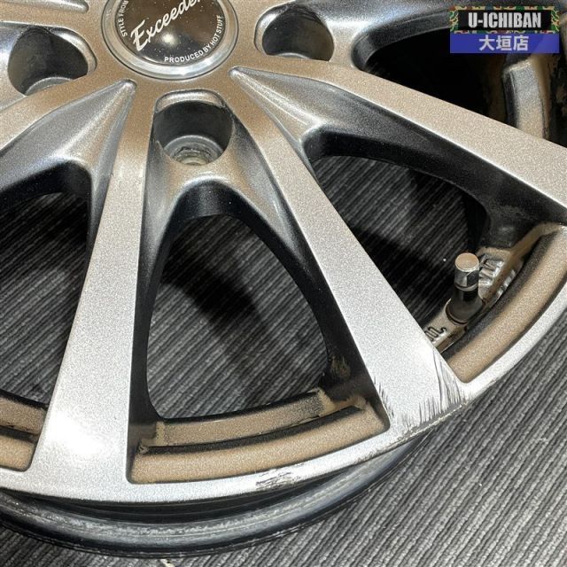  セレナ オーリス ルミオン 等 エクシーダ 6 15 43 5 H 114 3 ホイール 4本 002 15インチ ホイール