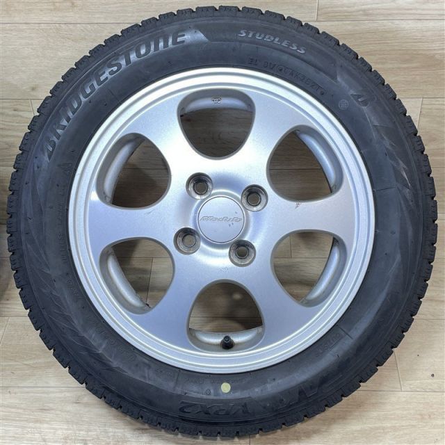 軽 軽自動車 等 MODULO 4 5 14 45 H 100 ブリヂストン VRX 2 155 65 R 14インチ スタッドレス 4本セット 009