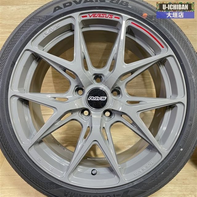 RAYS ベルサス VV 21 S 8 18 45 5 H 114 3 ヨコハマ アドバンｄB V 553 215 R 製 18インチ 4本セット プリウスα 等 002