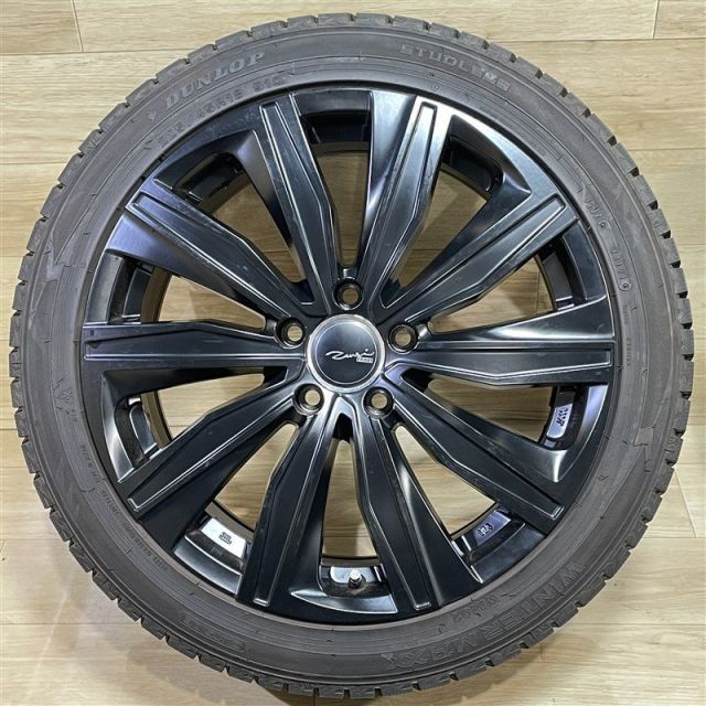 ベンツ W 177 Aクラス 等 ユーロツヴァイ 7 5 18 49 H 112 ダンロップ WM 02 225 45 R 18インチ スタッドレス 4本セット 009