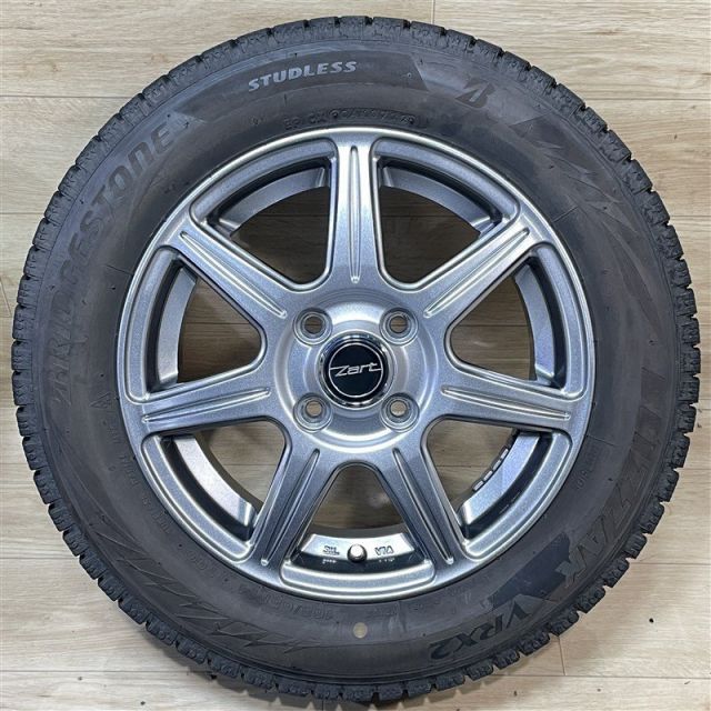 ハスラー 等 ZART 4.5-14+45 4H100 2022年製 バリ溝 ブリヂストン VRX2