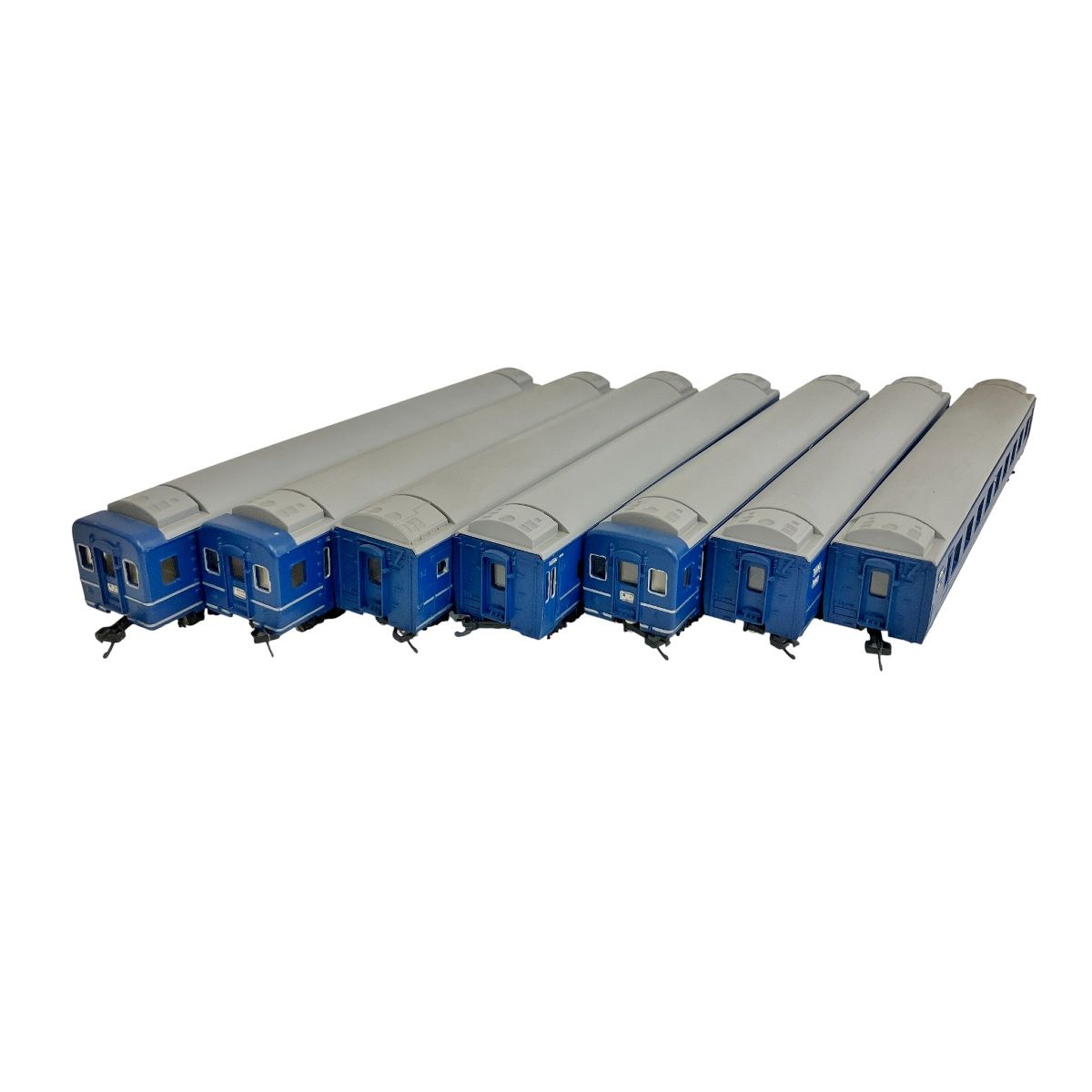 ARII ブルートレイン客車 7両 セット オハネ25 オハネフ25 オシ24 鉄道模型 HOゲージ