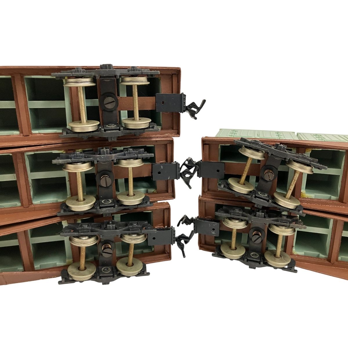 メーカー不明 HOゲージ コンテナ車 鉄道模型 おまとめ5両セット