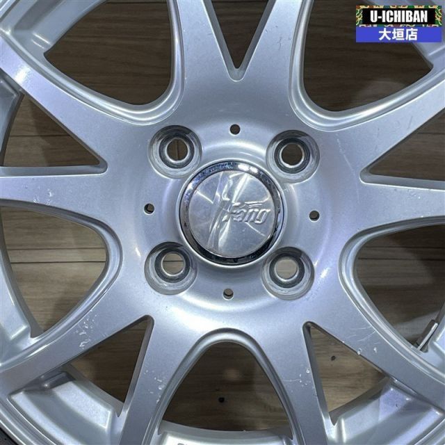 軽 軽自動車 等 FANG 4 5 14 45 H 100 製 ブリヂストン VRX 2 155 65 R 14インチ スタッドレス 4本セット 002