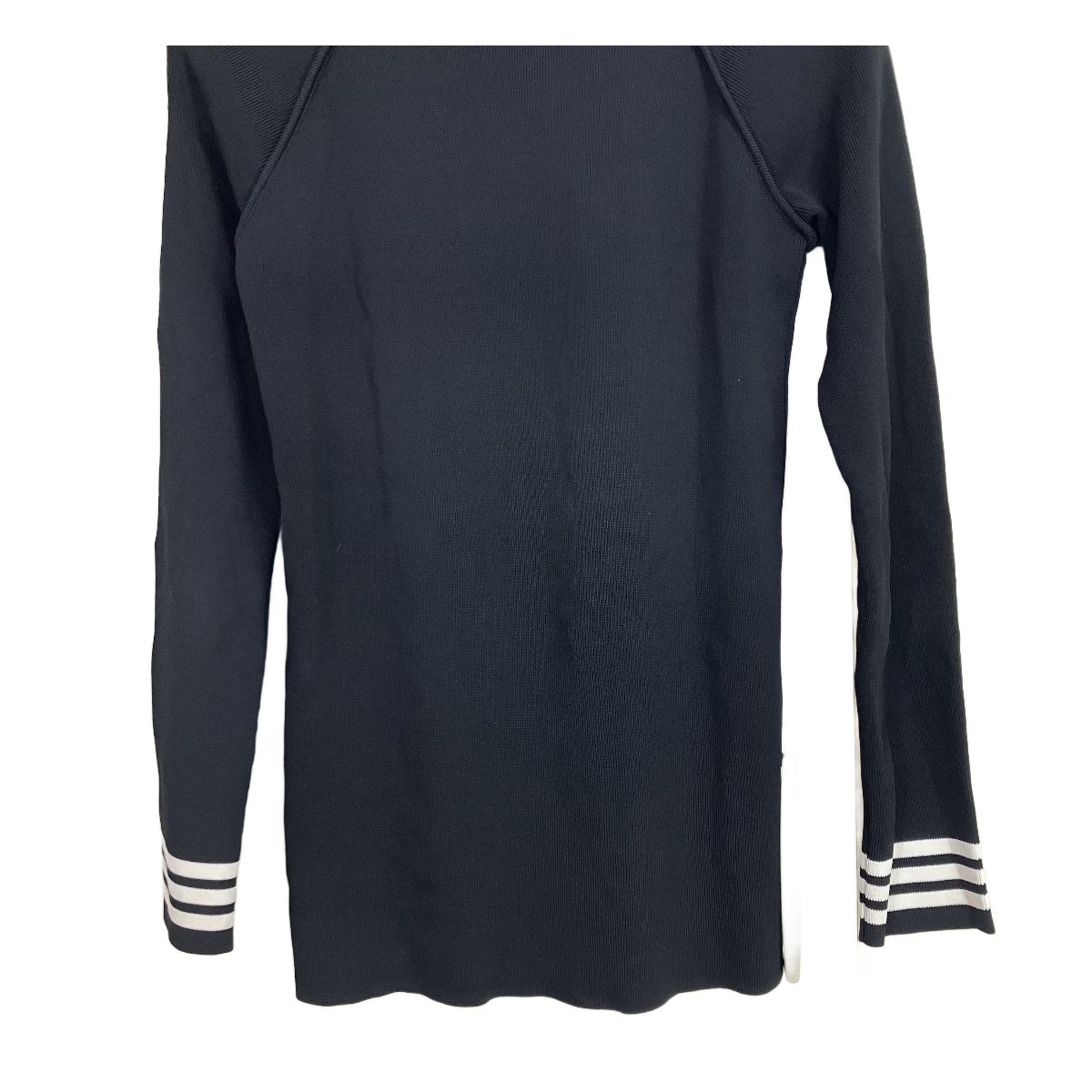 BORDERS at BALCONY SINGLE PEARL TOP 36 ブラック／黒 ボーダーズ