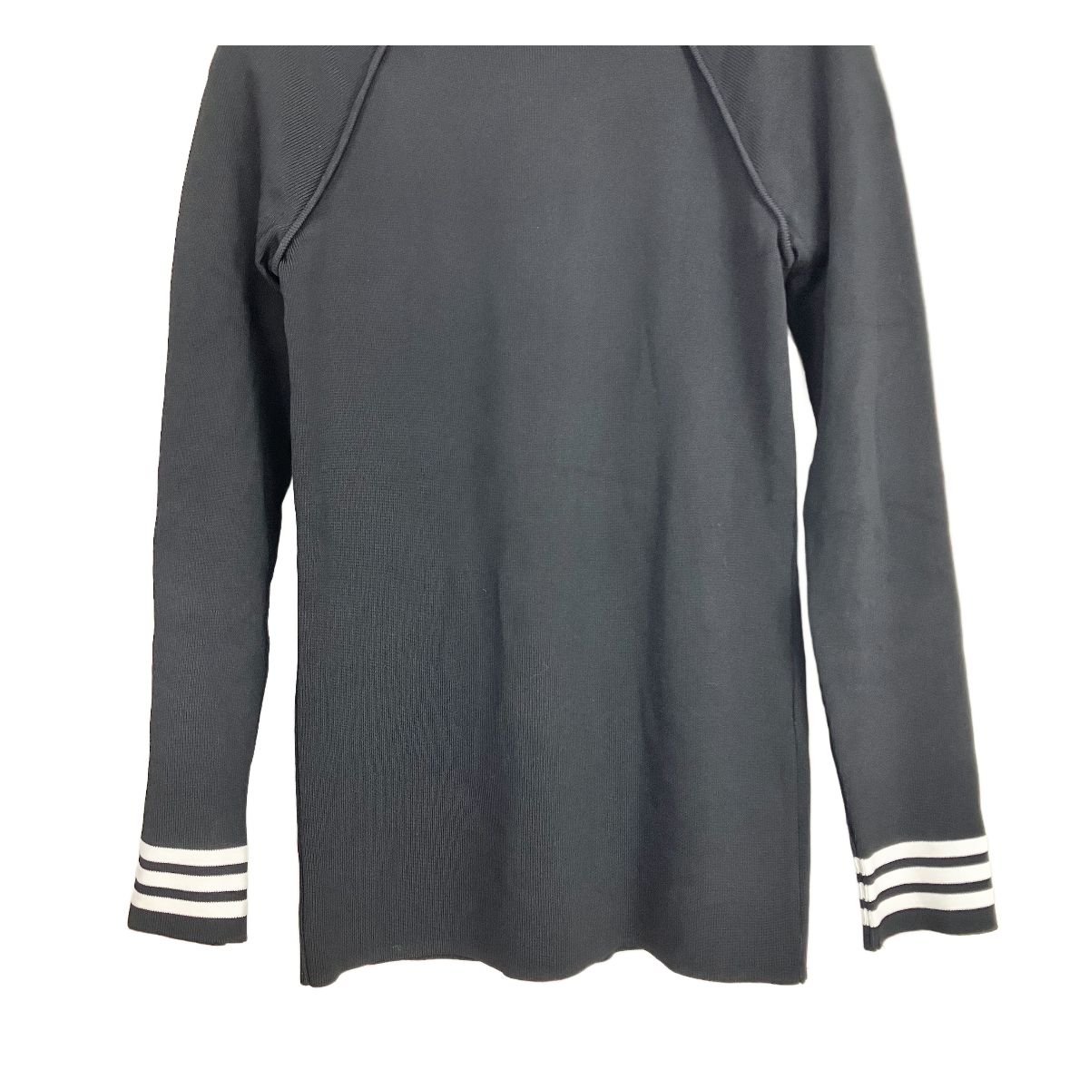 BORDERS at BALCONY SINGLE PEARL TOP 36 ブラック／黒 ボーダーズ