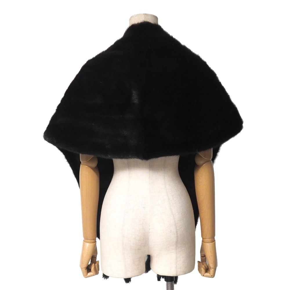 SAGA MINK サガミンク ストール ミンクファー フリンジ ショール ティ