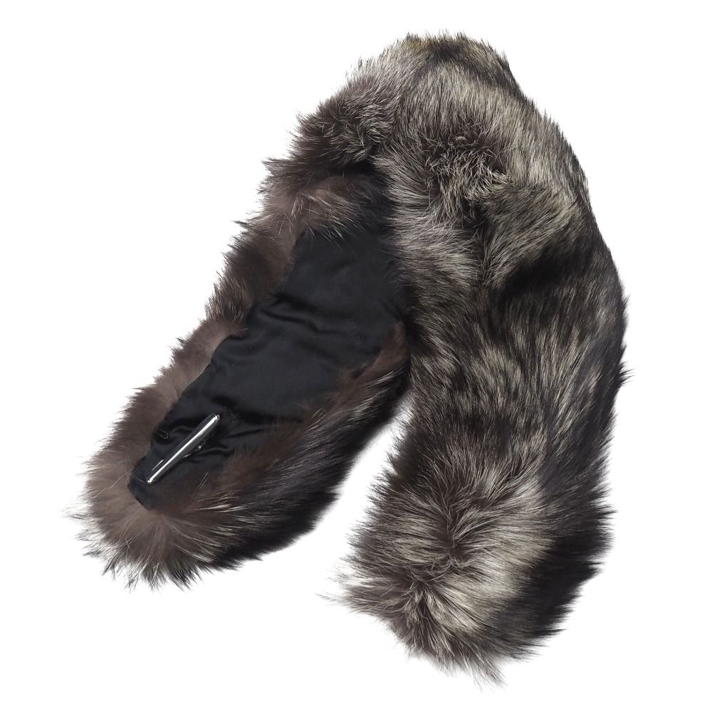 □未使用品□SAGA FOX サガ フォックス ストール シルバーフォックス