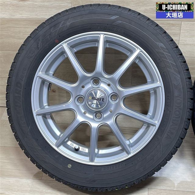 軽 軽自動車 等 SMART 4 5 14 43 H 100 製 ヨコハマ IG 60 155 65 R 14インチ スタッドレス 4本セット 009