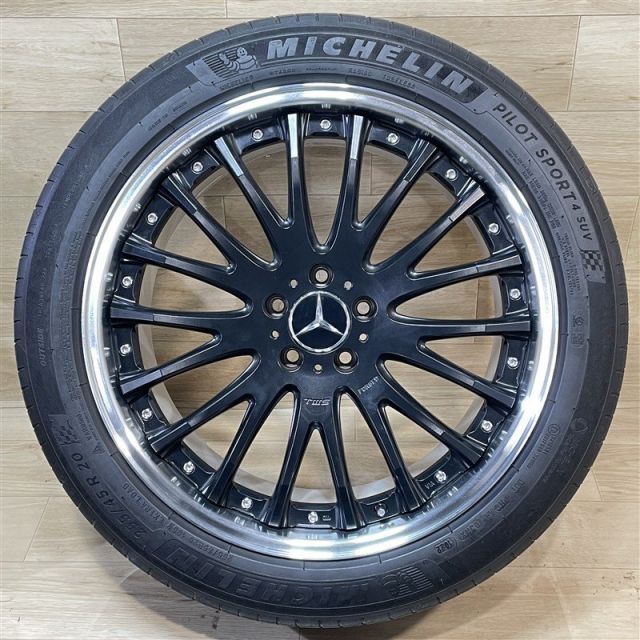 ベンツ GLC 等 TWS エクスパーexfm 8 5 20 30 9 H 112 ミシュラン パイロットスポーツ4 SUV 255 45 R 285 40 20インチ 4本 009