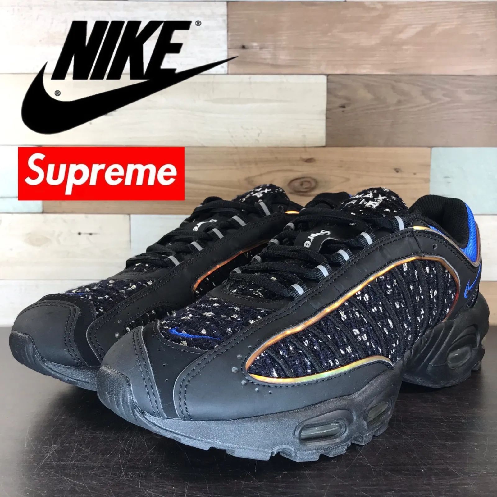 Supreme × NIKE AIR MAX TAILWIND 4 BLACK シュプリーム ナイキ エア 