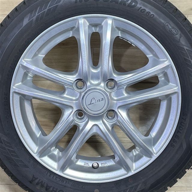 軽 軽自動車 等 LINZ 4 5 14 45 H 100 ヨコハマ IG 60 155 65 R 14インチ スタッドレス 4本セット 009
