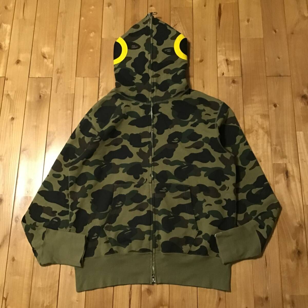 ☆XL☆ DAIWA × BAPE CAMO フィッシュ パーカー a bathing ape fish