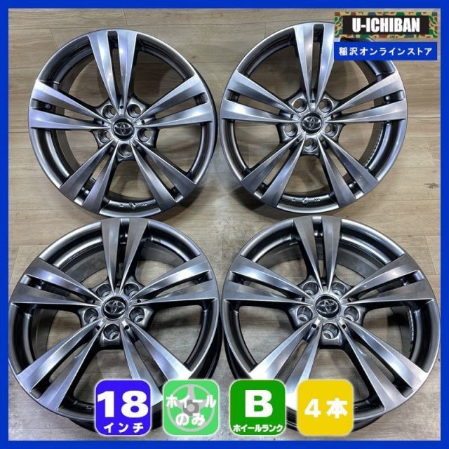 ハリアー アルファード ヴェルファイア 等 マイスター トヨタ車用 7 5 18 35 H 114 3 18インチ ホイール 4本セット 009