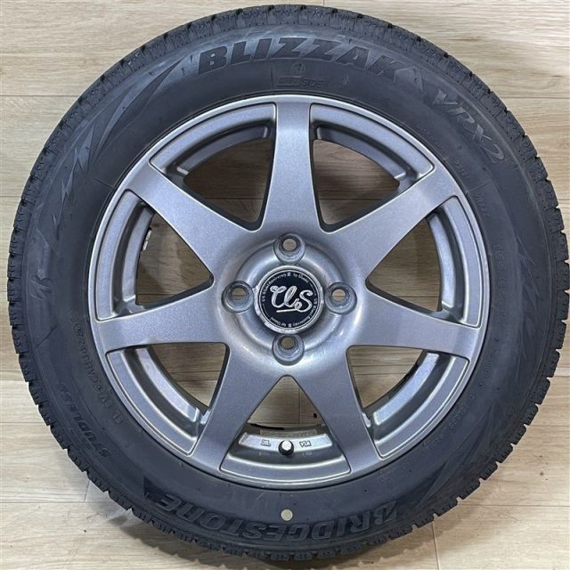 軽 軽自動車 等 WS 4 5 14 45 H 100 製 ブリヂストン VRX 2 155 65 R 14インチ スタッドレス 4本セット 009