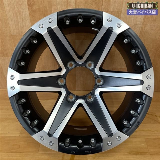 マッドヴァンス01 8 0 J 17インチ 25 6 H 139 7 ホイールのみ 4本セット プラド 150系 ハイラックス 125系 トライトン 等 004