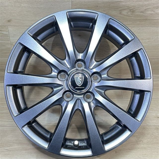 プリウス カローラスポーツ カローラツーリング 等 ユーロスピード 6 15 45 5 H 100 15インチ ホイール 4本セット 009