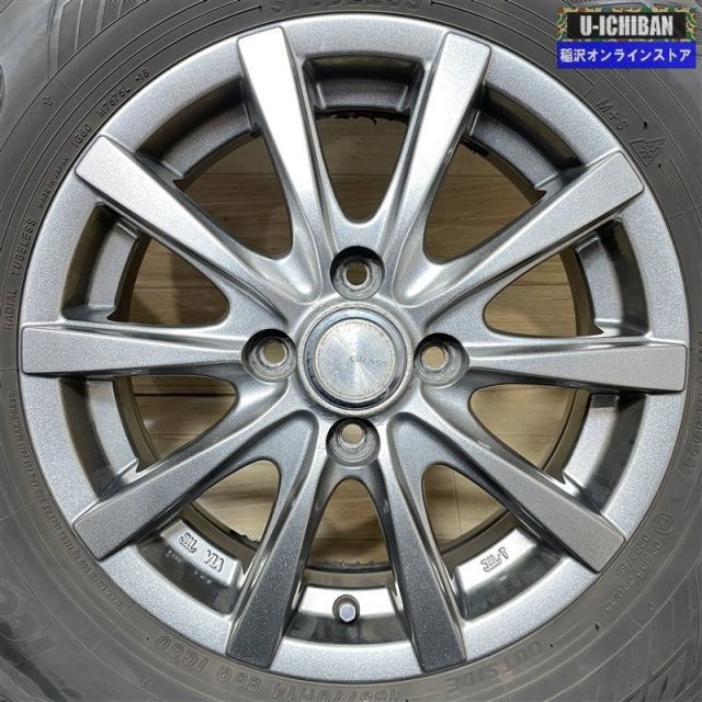 GRASS 5 14 42 4 H 100 ヨコハマ アイスガードiG 60 185 70 R 14インチ スタッドレス 4本セット 009