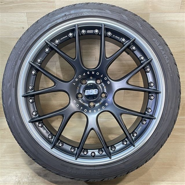 アウディ Q 7 等 BBS CH RⅡ 10 5 22 26 H 112 ヨコハマ パラダスペックX 285 35 R 22インチ 4本セット 009