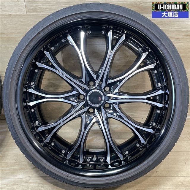 カローラスポーツ 等 MsスピードJJ 8 19 35 O 5 H 100 ブリヂストン PZ X 225 R 19インチ 4本セット 002