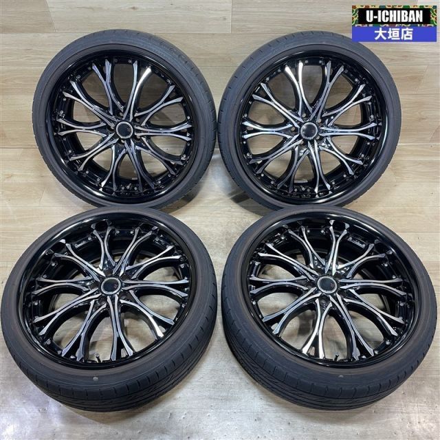 カローラスポーツ 等 MsスピードJJ 8 19 35 O 5 H 100 ブリヂストン PZ X 225 R 19インチ 4本セット 002