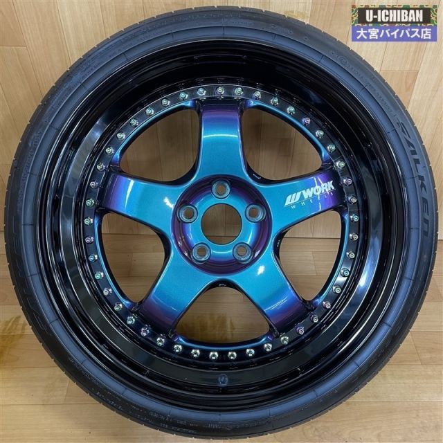 WORK マイスター S 1 3 P 20インチ 9 0 J 32 A 10 42 O 5 H 114 amp 235 35 R 20 265 30 製 ファルケン FK 520 L 4本set 004