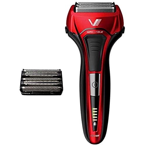 イズミ 電気シェーバー ソリッドシリーズ 刃 往復式 本体丸洗い レッド 替刃 付 IZF V 579ーR EAp 37570 a 21