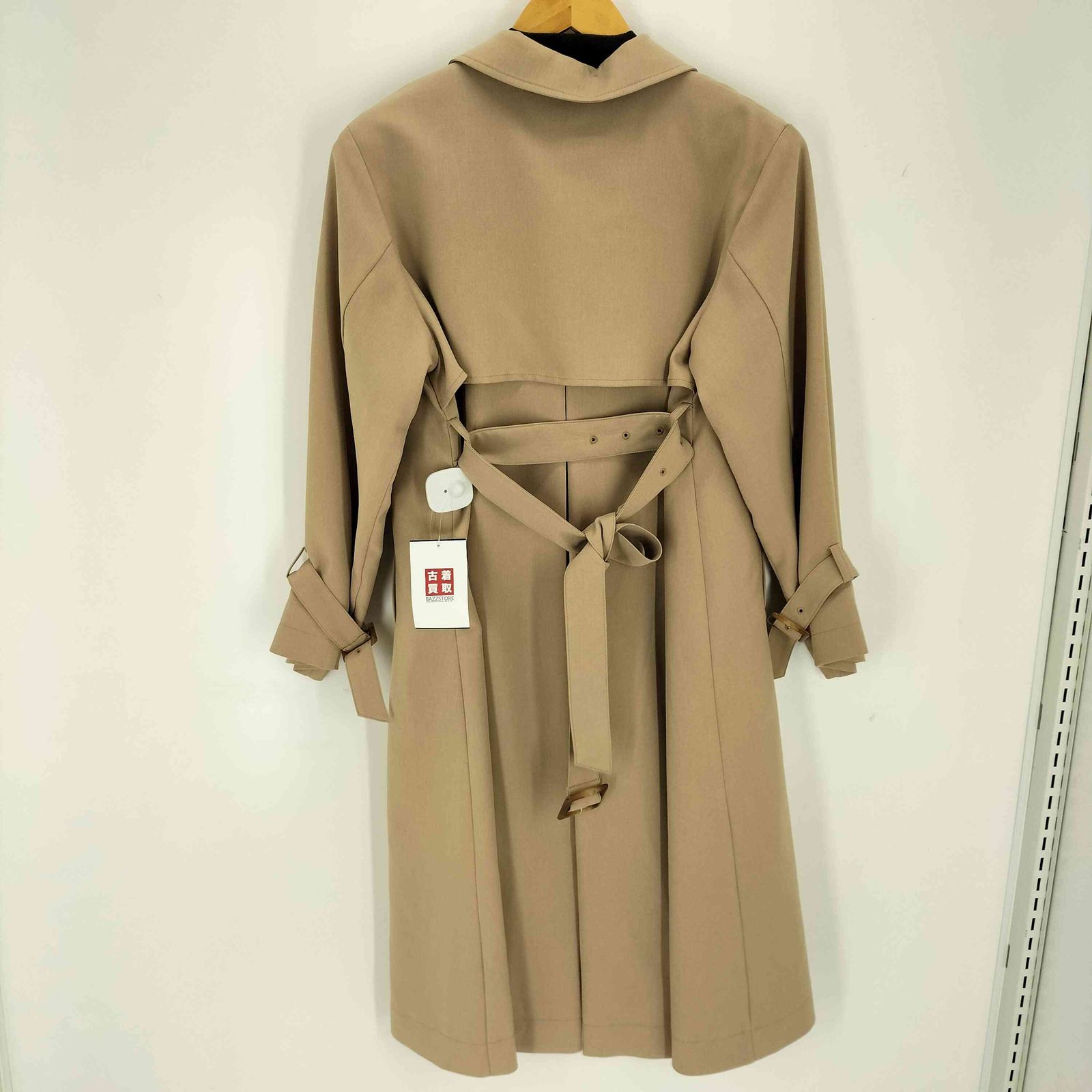 コヒナ COHINA ベーシックとろみトレンチコート レディース SHORT