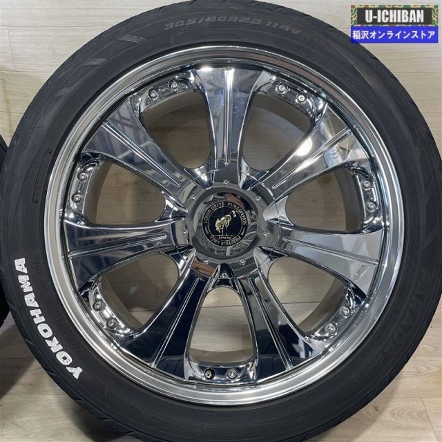 ランクル 等 スーパースター ピュアスピリッツ ハザー 10 5 22 52 H 150 ヨコハマ パラダ SPEC X 305 40 R 22インチ 4本セット 009