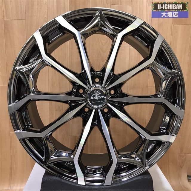 アウトレット WEDSクレンツェ ジルドーン384 EVO 20インチ 8 5 J 40 H 114 3 4本 アルファード RAV 4 ハリアー デリカD 等 002