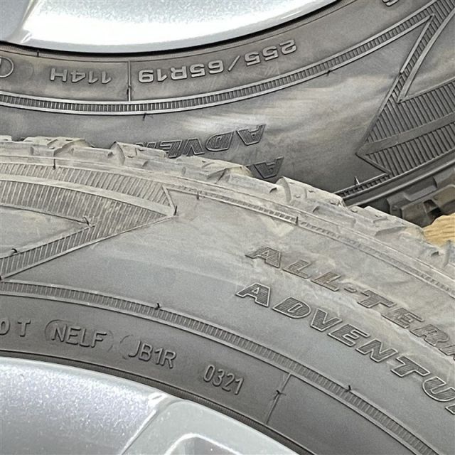  ランドローバー デフェンダー 8 19 41 5 H 120 ラングラー オールテレン アドベンチャー 255 65 R 19インチ 4本セット 009 19インチ タイヤ ホイールセット