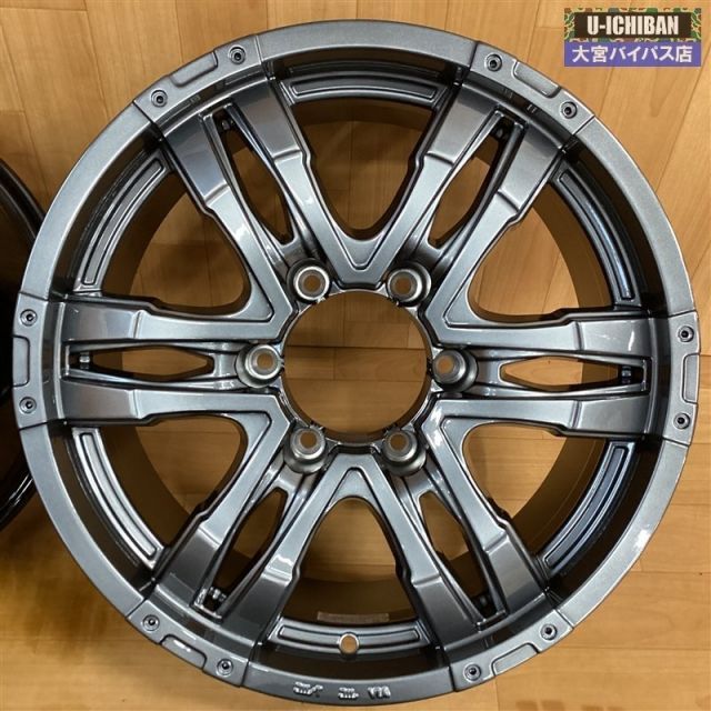  アウトレット品 マッドクロス ウルフ 17インチ 7 5 J 28 6 H 139 ホイールのみ 4本セット 150系 ランドクルーザープラド など 004 17インチ ホイール