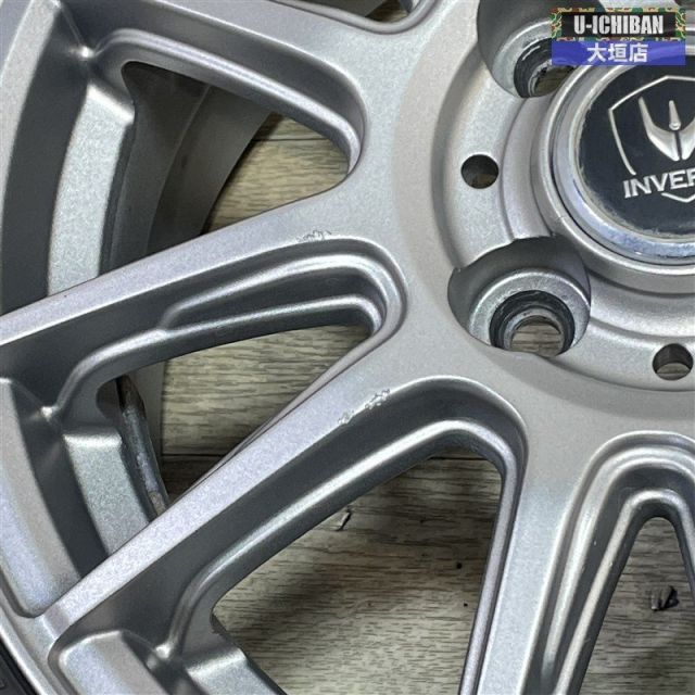  E 12ノート MAZDA 2 等 インベルノ 5 14 42 4 H 100 ヨコハマ ブルーアース ES 32 185 70 R 14インチ 4本セット 002 14インチ タイヤ ホイールセット