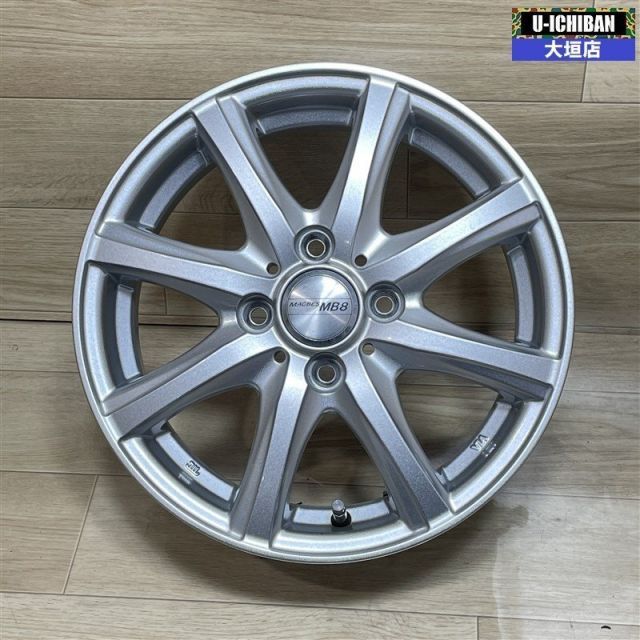 軽 軽自動車 等 マクベス 4 5 14 45 H 100 14インチ ホイール 4本セット 009